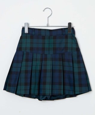 WEGO 【SCHOOLITEM】プリーツスカパン グリーンチェック1