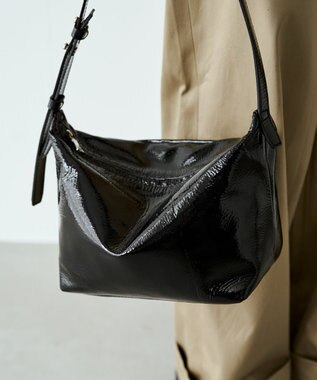 russet エナメルワンショルダーバッグ(CE-1635)