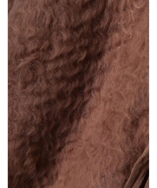 earth music&ecology 起毛リボンニットカーディガン Brown