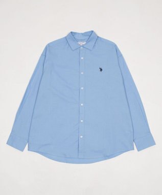 WEGO 別注USPOLOシャツ ブルー