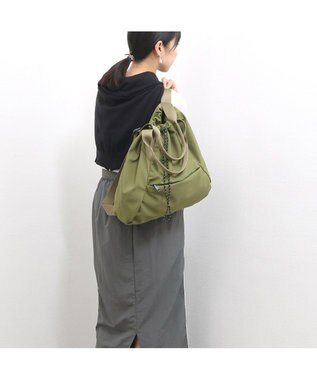 UNBILLION カシュカシュ cachecache / 2wayナイロンリュック カーキ