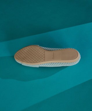 Tiaclasse 【小倉優子さん着用】リボンニットフラットパンプス ミント