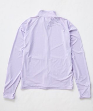 OP／FILA 【FILA】スーパーナイロンクール｜長袖フルジップラッシュガード ラベンダー