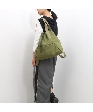 UNBILLION カシュカシュ cachecache / 2wayナイロンリュック カーキ