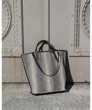 MORROW by thank 【A4サイズ収納可/軽量】VIVIAN MIDDLE ミックスストライプ