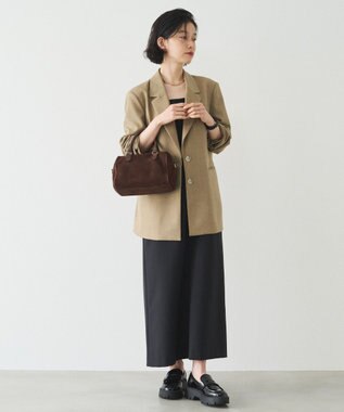 russet  スエード2WAYミニボストンバッグ(CE-1570-WEB) D.Brown