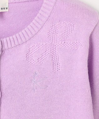 組曲 KIDS 【110-140㎝】クラシック カーディガン ラベンダー