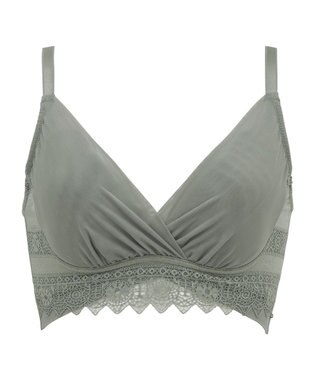 BRADELIS New York 【BRADELIS Me / ノンワイヤー・バストアップ】Plushブラ25S1 ブラデリス 補正 ノンワイヤー ブラジャー 補整下着 オリーブ