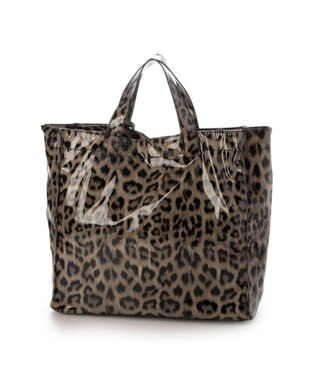 UNBILLION カシュカシュ cachecache / ソフトエナメルスクエア手提げトート レオ