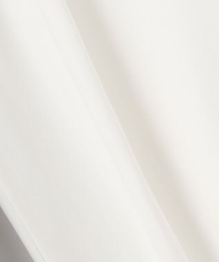 ICB L 【WEB限定・洗える】ストレッチポンチ ドッキングワンピース ダルブルー系