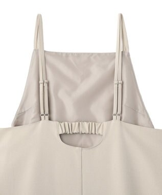 YECCA VECCA 【2点SET】ショートジャケットセットキャミワンピース Light Beige