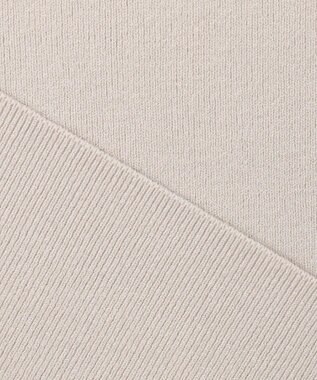 ICB L 【洗える】 クロスコンビ デザインニットプルオーバー トープ系