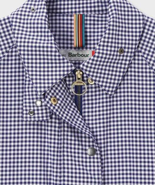 Paul Smith Paul Smith Loves Barbour Gingham Spey コットンジャケット ネイビー