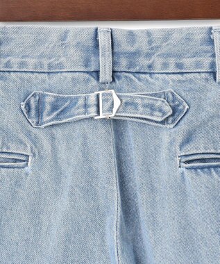 J.PRESS MEN 【J.PRESS ORIGINALS】SHIOTA DENIM Piped Stem１tuck  / Made in Japan サックスブルー系