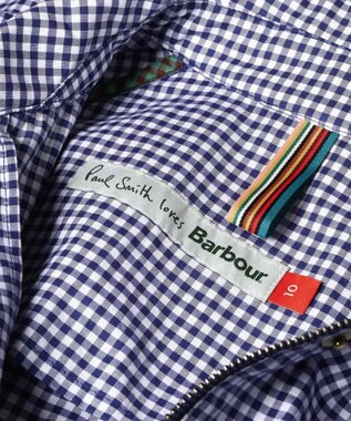 Paul Smith Paul Smith Loves Barbour Gingham Spey コットンジャケット ネイビー