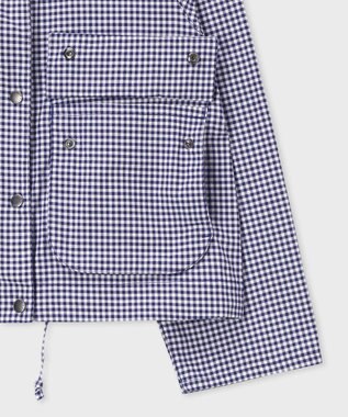 Paul Smith Paul Smith Loves Barbour Gingham Spey コットンジャケット ネイビー