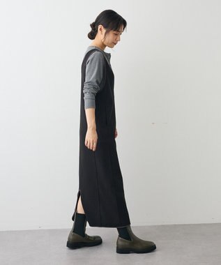 CRAFT STANDARD BOUTIQUE Uネックジャンパースカート Black