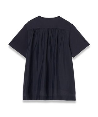 JOSEPH ジャージーハボタイ　ショートスリーブトップス Navy