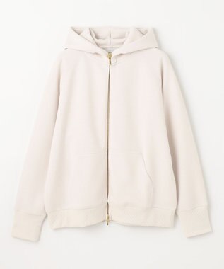 ANY ダブルジップパーカー エクリュ