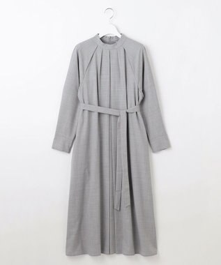 自由区 【洗える】ウーステッドトロ ワンピース ライトグレー