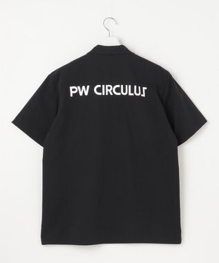 PW CIRCULUS 【高通気 / 軽撥水 / 軽量のDotAir 使用】【MEN】開襟シャツ ブラック系