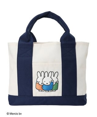 Green Parks ｍｉｆｆｙ／仕切りつきトートバッグ Navy