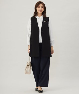 J.PRESS LADIES 【WEB限定カラーあり・撥水加工】キャップ パンプス ブラック系