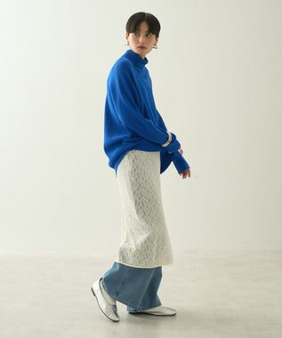 AMERICAN HOLIC レースラップスカート Off White