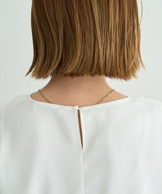 YECCA VECCA ドレープブラウス Off White