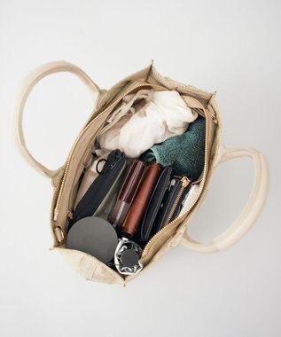 J.PRESS LADIES 【2way】ボンディングキルト トート バッグ 【WEB限定】ベージュ系