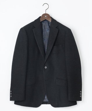 JOSEPH ABBOUD 【軽量/ストレッチ/JAPANファブリック】 ミックス カラーツィード ジャケット ネイビー系