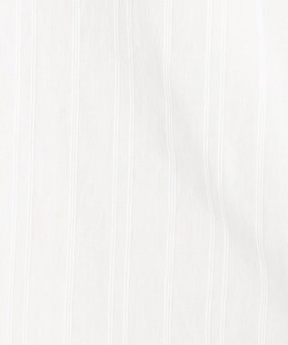 JOSEPH ABBOUD 【キングサイズ・清涼・リネンブレンド】コットンリネン ボイルコード　半袖 シャツ ホワイト系1