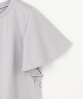 ANY L 【洗濯機可/接触冷感/UVケア】ソロナフリルスリーブプルオーバー グレー