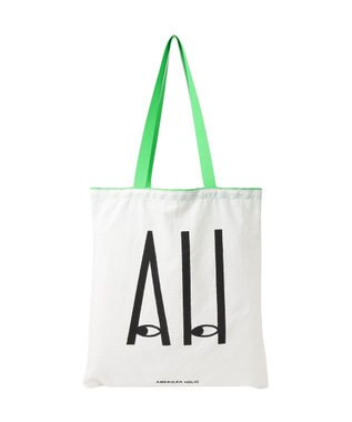 AMERICAN HOLIC カラーハンドルホリホリトートバッグ Green