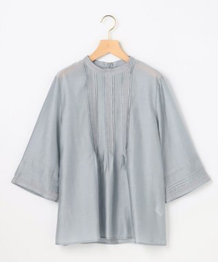 組曲 【先行予約】クラウドローン ブラウス ブルーグレー系