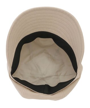 MOONBAT FURLA(フルラ) ワンポントプレート キャスケット／UV 手洗い可 日本製 サイズ調整 防菌防臭 ベージュ