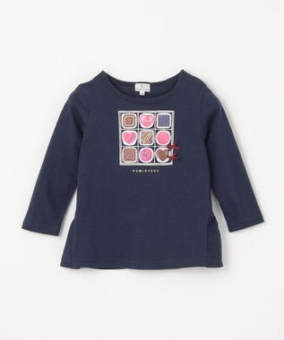 組曲 KIDS 【90-100㎝】チョコレートボックス Tシャツ ブルーベリー系