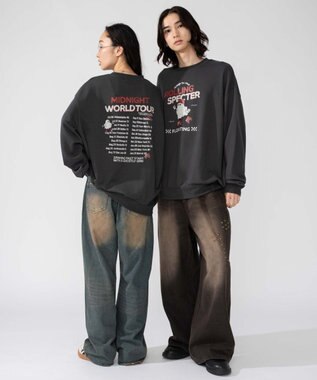 WEGO 【2025年秋冬新作/SMLXLサイズ展開/ユニセックス着用ITEM】アソートグラフィックプルオーバー 柄19