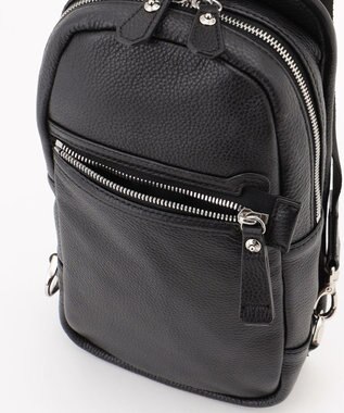 JOSEPH HOMME オールレザーシュリンク　ボディバッグ ブラック系