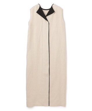 BEIGE， 【S-size】CHESTNUT / Iラインドレス Flax