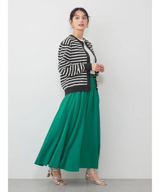 AMERICAN HOLIC サラックールギャザースカート Blue Green