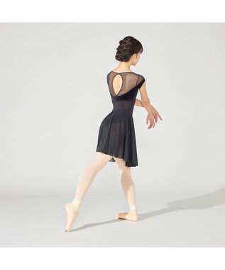 Chacott スカート付レオタード ブラック