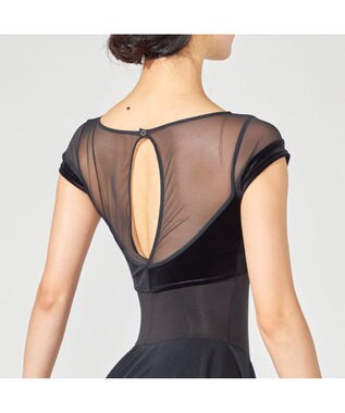 Chacott スカート付レオタード ブラック