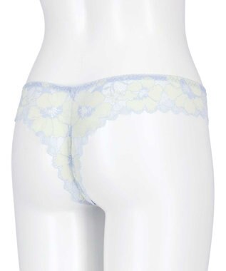 AMPHI Ｔバックショーツ 【BRAGENIC ブラジェニック プラスタイプ】 BMI451とペア アウターにひびきにくい(後ろ身頃) ソング ショーツ PMI551 アンフィ／ワコール ブルー