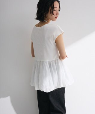 Green Parks ・ＥＬＥＮＣＡＲＥ　ＤＵＥ　フレンチバルーントップス Off White