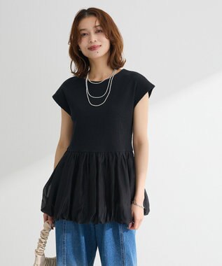 Green Parks ・ＥＬＥＮＣＡＲＥ　ＤＵＥ　フレンチバルーントップス Off White