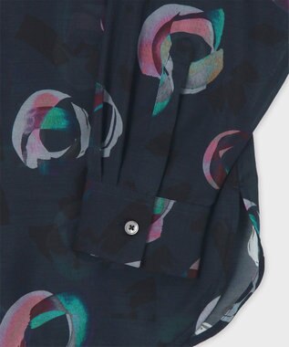 Paul Smith Painted Spot シアーシャツ ネイビー