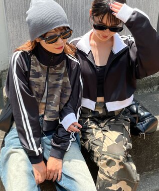 WEGO ショートトラックジャケット ブラック