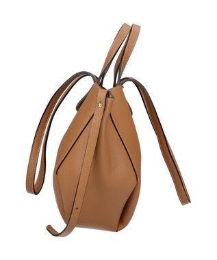 INTER-CHAUSSURES 【ANDREA CARDONE】センターシームレザーハンドバッグ オーク