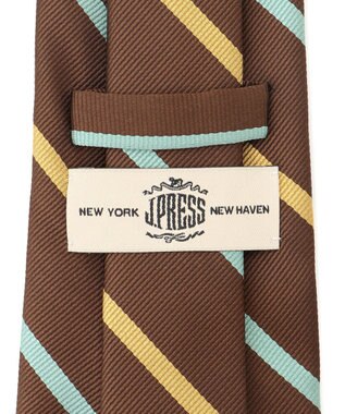 J.PRESS MEN 【定番】オーセンティックレジメンタル ネクタイ ブラウン系2